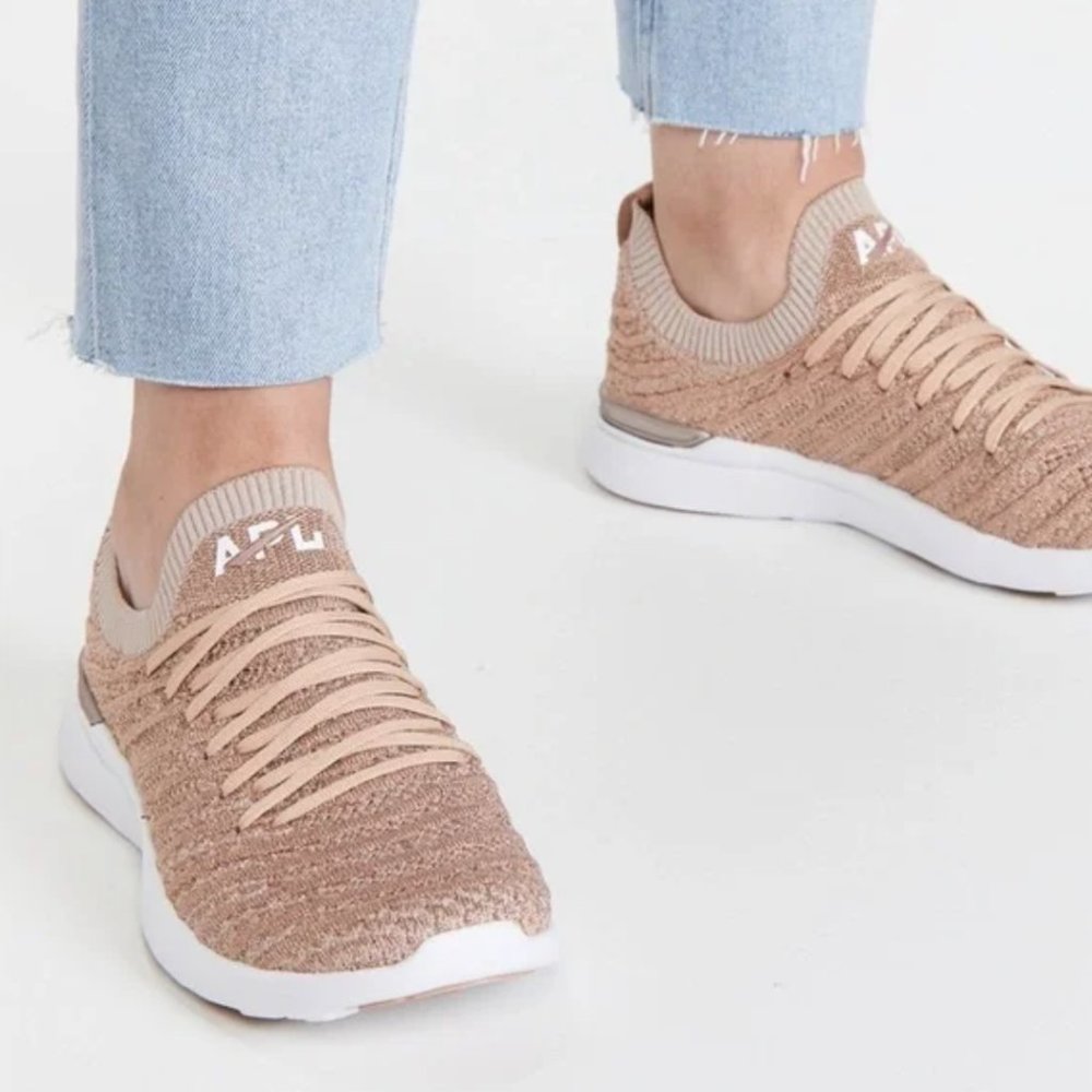 APL Techloom Rose Gold Sneakers Womens Size 9